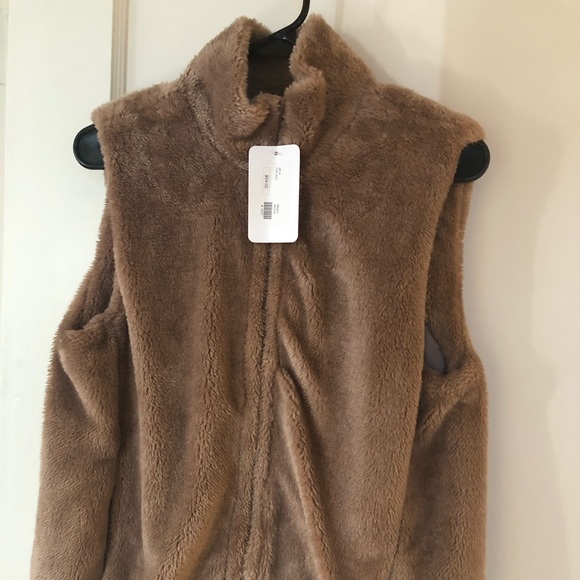Ella and Scott Boutique Other - Boutique fur mocha  vest  with tags